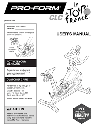 What is the best bike to hang a basket or something like that to take a 15 pound dog cruising? Pro Form Le Tour De France Clc User Manual Pdf Download Manualslib