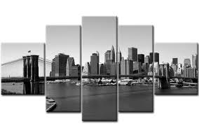 Top 10 new york bild leinwand. New York 5 Bilder Leinwand Schwarz Weiss M50405 Die Leinwandfabrik
