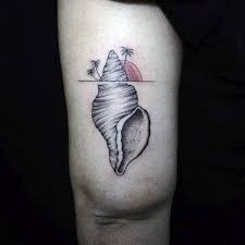 40 shell tattoos make you wonder sea life | cuded. 80 Seashell Tattoo Designs For Men Oceanic Ink Ideas