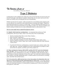 Locate the total carbohydrate in one serving. Type 2 Diabetes Scarsdale Medical Group
