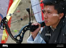 Bhutan archery karma hi-res stock photography and images