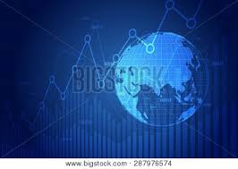 Stock Market Graph Vector Photo Free Trial Bigstock
