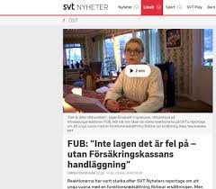 Vi är anslutna till det pressetiska systemet ansvarig utgivare: Fub Valkomnar Granskning Av Forsakringskassan