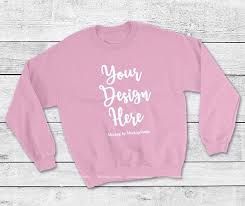 Free Light Pink Sweat Shirt Mockup Gildan Heavy Blend Crewneck Sweat Shirt Psd Free Psd Mockups In 2020 Shirt Mockup Clothing Mockup Mockup Free Psd