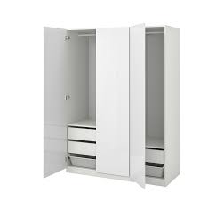 Start with our suggested combinations or design your own from scratch ! Pax White Fardal High Gloss White Wardrobe 150x60x201 Cm Width 150 0 Cm Ikea