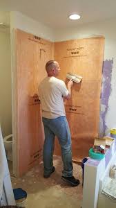 Schluter Kerdi Waterproof Membrane For Shower Walls Waterproofing Shower Walls Bathtub Plumbing Bathroom Recessed Lighting