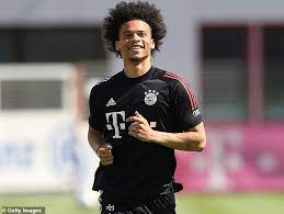 Fc bayern munich jersey of leroy sané. Leroy Sane Trains With Bayern Munich Following 55m Move From Man City