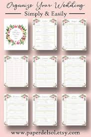 Printable Wedding Planner Editable Cover Page Letter Size Wedding Planning Binder Wedding Planner Printables Wedding Planner Binder