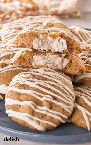 Cheesecake Stuffed Carrot Cake Cookies Are Insane Recipe Carrot Cake Cookies Carrot Cake Cookies Recipe Cake Cookies
