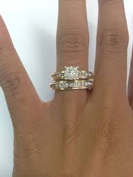 Rings On Hand Bridal Set Br513y Engagement Ring And Ladies Wedding Band Diamond Wedding Rings Sets Matching Wedding Ring Sets Matching Wedding Rings