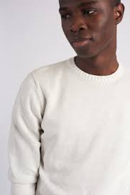 Dobber Allen Crew Neck Off White Mel