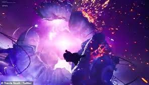As is tradition, scott released tons of merch around the event, causing a frenzy of fans and collectors alike to happily open their wallets. Travis Scott S Astronomical Concert Shattered A Fornite Record Attracting 12 3 Million People Daily Mail Online