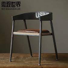 Take your modern restaurant, cafe, or bistro to the next level with this lancaster table & seating alloy series distressed copper metal indoor industrial cafe chair with vertical slat back and black wood seat. American Country Old Vintage Chair Sofa Fashion Leisure Cafe Chairs Buy Vintage Industrial Cafe Chair Dining Retro Chair Retro Furniture Wrought Iron Chairs