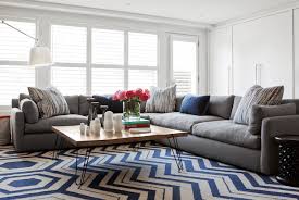 Browse our great prices & discounts on the best gray sofas. Gray Sectional Contemporary Living Room Jennifer Worts Design