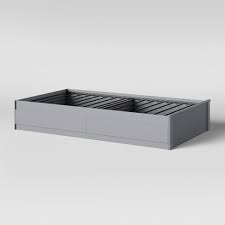 The 25.1x19.1x4.9 inches storage bed includes three. Twin Osa Kids Platform Bed With Drawers Light Gray Pillowfort Target