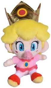 Nintendo Super Mario Bros All Stars Baby Peach 6 Plush Toy Evoretro Lets Game