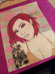 Nearly ready for framing. I love it! Platts Art by Marilyn.