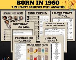 Buzzfeed staff, canada keep up with the latest daily buzz with the buzzfeed daily newsletter! 1960 Birthday Trivia Etsy