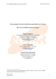 135 likes · 8 were here. Determinants Of Growth In Life Insurance Policies In Sri Lanka The Case Of A Public Limited Docsbay