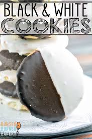 Black And White Cookies Nyc Recipe Black And White Cookies Recipe Black White Cookies Black White Cookie Recipe White Cookie Recipe