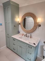 Soft Maple Bathroom Vanity With Linen