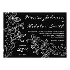 Black And White Floral Invitation Design Black And White Elegant Hand Drawn Floral Wedding Invitation Zazzle Com With Images Floral Wedding Invitations Hand Drawn Wedding Invitations Wedding Invitations