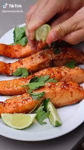 Soy Marinated Salmon Recipe Food Tiktok Video Salmon Recipes Marinated Salmon Easy Salmon Recipes