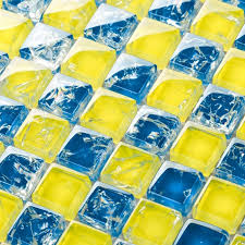 Kitchen amazing glass subway tile backsplash for modern. Yellow Mixed Blue Art Mosaic Square Crystal Glass Mosaic Tiles Bathroom Shower Tiles Bedroom Wall Tiles Kitchen Backsplash Tiles Kitchen Tiles Bathroomkitchen Wall Tile Aliexpress