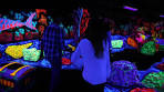 Putting Edge - Glow In The Dark Mini Golf - YouTube