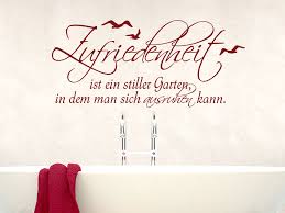 Wandtattoo Wandsticker Tattoo Fur Badezimmer Spruch Zufriedenheit Ist Wellness Ebay