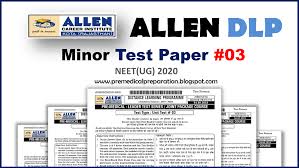 Pin On Allen Offline Test Series For Neet 2021