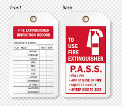 Fire extinguishers usually sit around unused for long periods of time. Fire Extinguishers Label Inspection Sticker Blue Plumeria Pull Printing Free Label Text Sticker Png Pngwing