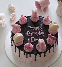 Dripping Macaron Cake Kue Ulang Tahun Kue Ulang Tahun