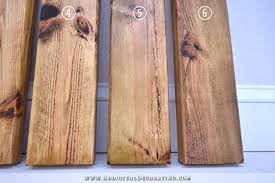 The body was painted in general finishes coastal blue milk paint while the top was restained with golden pine gel stain. How To Stain Pine A Warm Medium Brown While Minimizing Ugly Pine Grain Addicted 2 Decorating