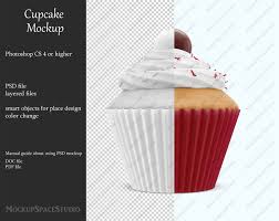 Cupcake Mockup Cake Mockup Paper Basket Baking Dessert Sprinkles Smart Object Layered Files Photoshop File Pr Mockup Mockup Free Download Paper Basket