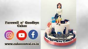 Make sure that the person who is saying goodbye to you realized that he/she is a big loss to your life whether on the personal level or professional level. Goodbye Going Away Farewell Cakes In Delhi Online Designs Ideas Youtube