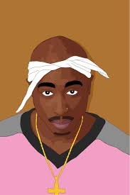 Tupac Illustration Art By Mango And Design Rapper Art Cartoon Art Styles Art