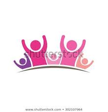 Women People Logo Graphic Of Five Persons Children Happy People Fun Childhood Girl Child Cute Happi People Logo Business Logo Branding Logo Graphic