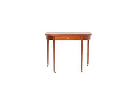 Mid 19th century antique english sheraton style game table with graceful legs in mahogany, circa 1860. Vintage Sheraton Style Game Table 1930s For Sale At Pamono
