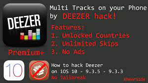 How To Hack Deezer On Idevices Ios 10 9 3 5 9 No Jailbreak No Crash Ios 10 Ios 10 Things