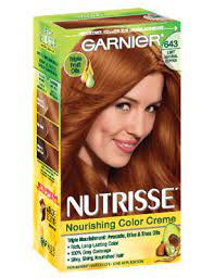 Nutrisse Nourishing Color Creme Light Intense Copper Garnier Boxed Hair Color Hair Color Cream Hair Color