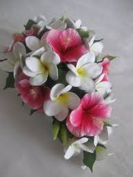 Hibiscus And Plumeria Bouquet Reminds Me Of The Proposal Hibiscus Wedding Hibiscus Bouquet Wedding Bouquets