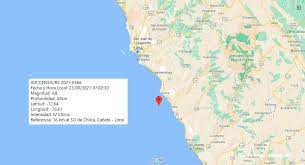 Temblor Hoy En Lima Sismo De 4 8 Sacudio Chilca Canete El Miercoles 23 De Junio Por La Manana