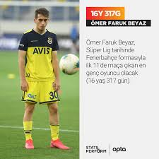 Fenerbahçe'nin genç futbolcusu ömer faruk beyaz, almanya'nın vfb stuttgart kulübüyle anlaşmaya vardı. Optacan A Twitteren 16y 317g Omer Faruk Beyaz Super Lig Tarihinde Fenerbahce Formasiyla Ilk 11 De Maca Cikan En Genc Oyuncu Olacak 16 Yas 317 Gun Gelecek Https T Co N4mfybsog9