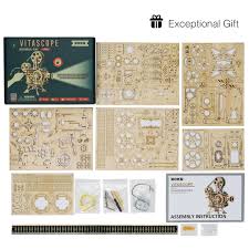 Maybe you would like to learn more about one of these? Rokr 3d Wooden Puzzle Mechanical Model Kits For Adults Diy Construction Kit Vitascope By Rokr Shop Online For Toys In Australia