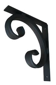 These large, very heavy hand forged mantel brackets are hand forged from solid wrought iron using hand hammered 1/4 plate and 1/2 solid hand forged iron. Shoreline Iron Countertop Brackets Countertop Brackets Online