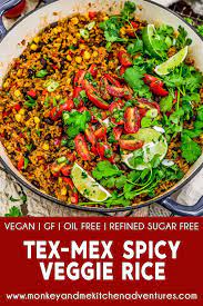 Tex Mex Spicy Veggie Rice Monkey And Me Kitchen Adventures Recipe Comfort Food Whole Food Recipes Recipes