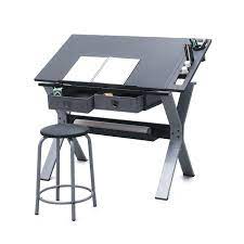 Ayaklar ve mekanizma dayanıklı çelikten imal edilmiştir masa yükseklik 76cm masa altı saklama bölümü Nero Cizim Ve Calisma Masasi Tabure Hediyeli 1018 Hobi24