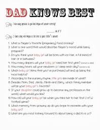 Dadknowsbest Jpg 812 1053 Shower Game Get Question Answers From Soon To Be Dad Baby Shower Dad Baby Shower Questions Baby Shower Questionnaire