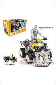 These vehicles seat two people and have a rocket boost function that allows you to punch through obstacles and other the quadcrashers spawns are not guaranteed, although they do tend to be extremely common. Mcfarlane Fortnite Mcfarlane Fortnite Quadcrasher Deluxe Vehicle Gztoystore Com